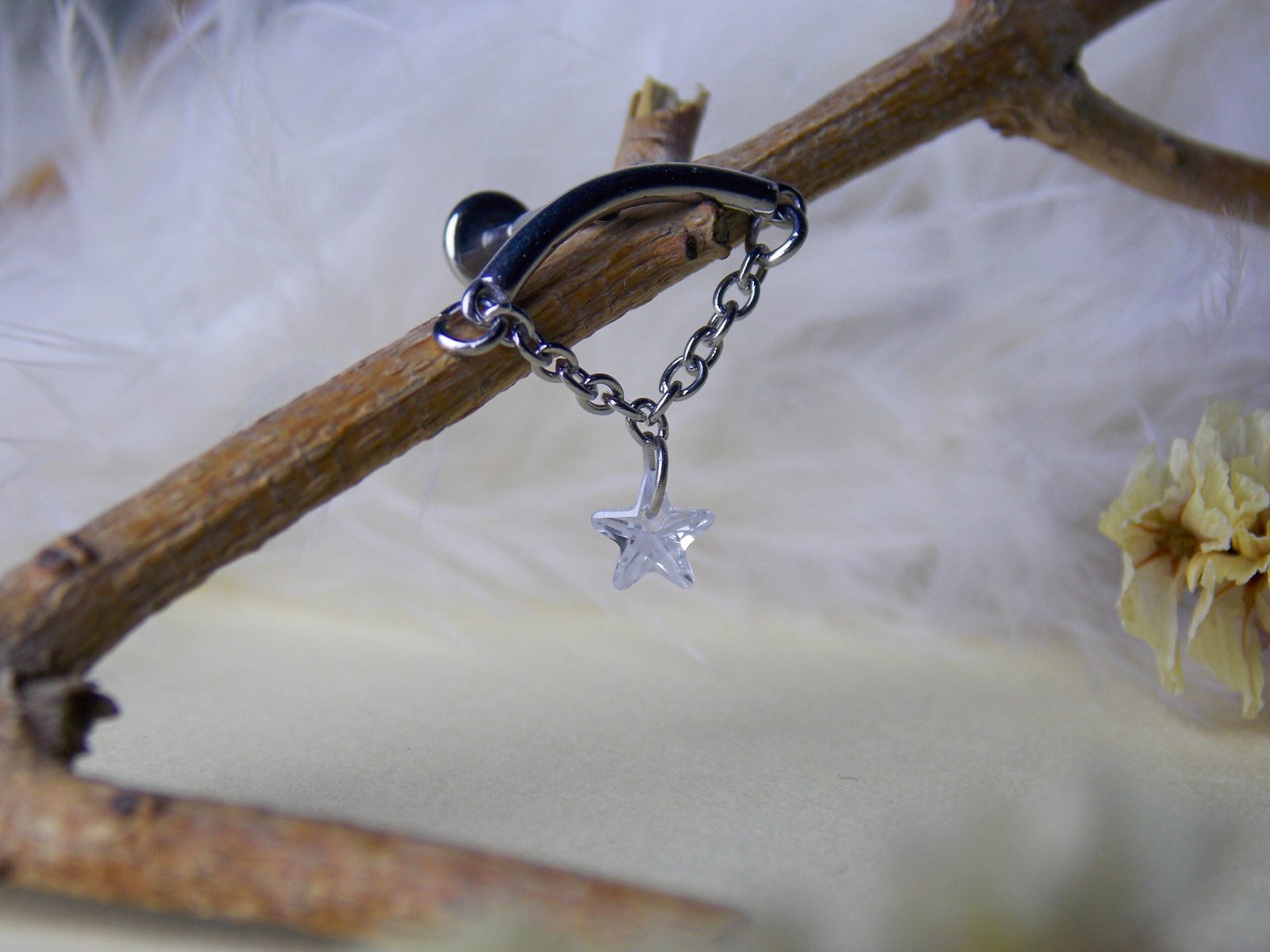 DSCN0230 Silver double chain star - Image 1