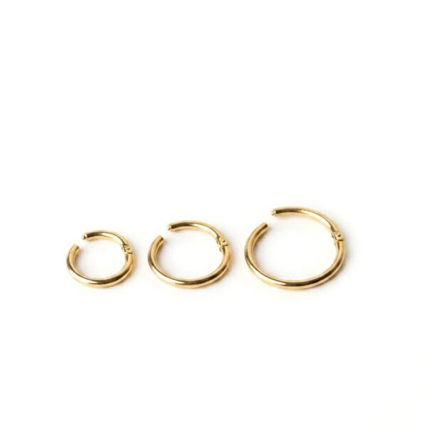 Gold plain hoop