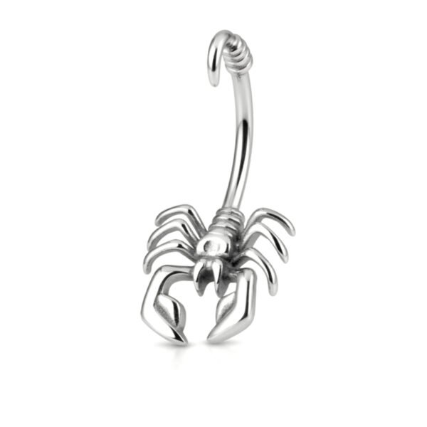 scorpion belly ring