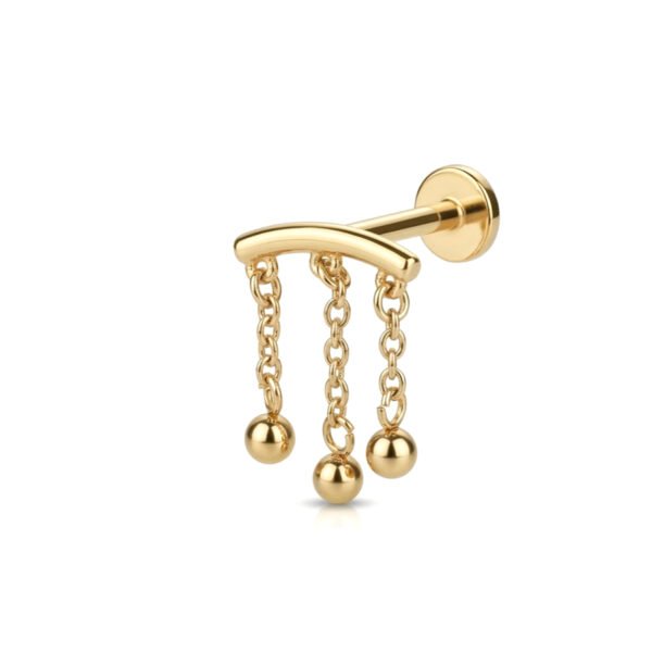 Gold triple chains