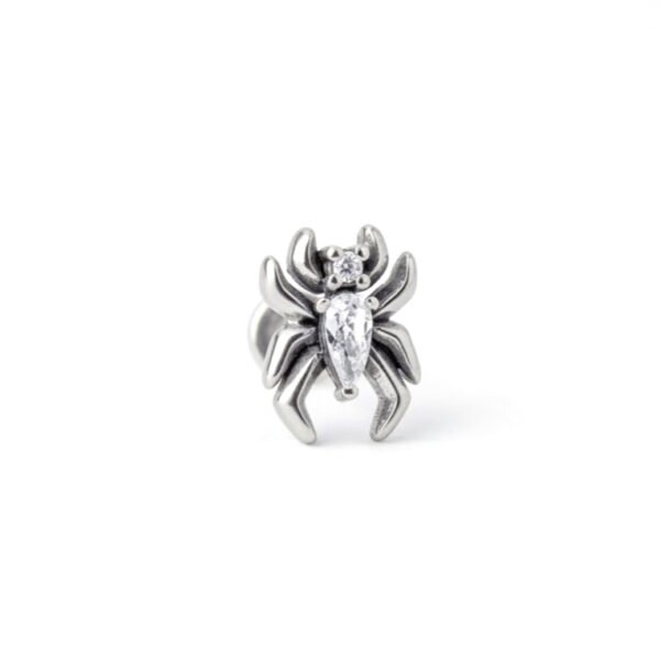 Silver zircon spider