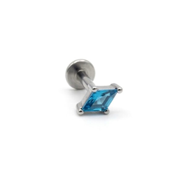 Cyan blue Rhomboid