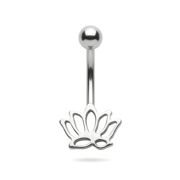 crown belly ring