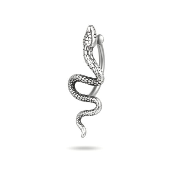 clicker snake belly ring