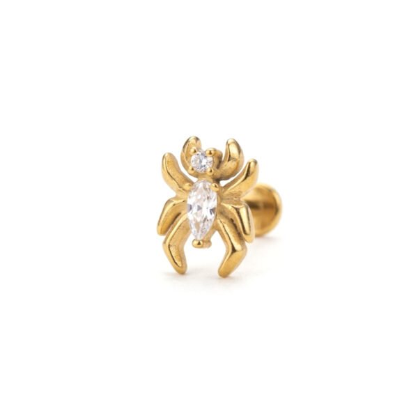 Gold zircon spider