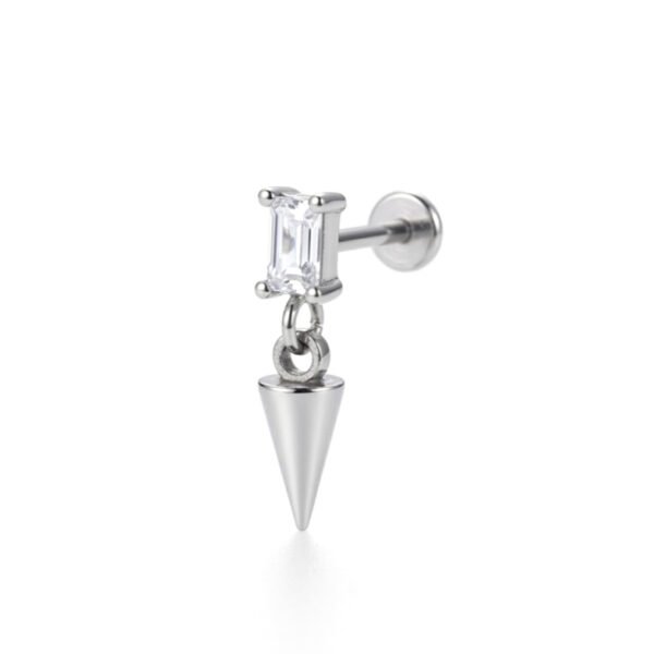 Silver cone chain