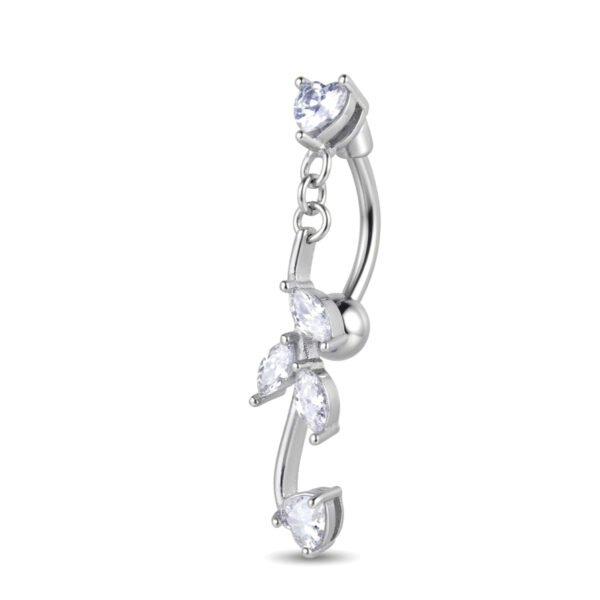leaves belly ring
