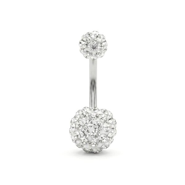 Disco belly ring